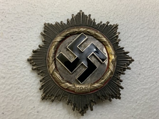 NAZI GERMANY 1941 GERMAN CROSS IN SILVER