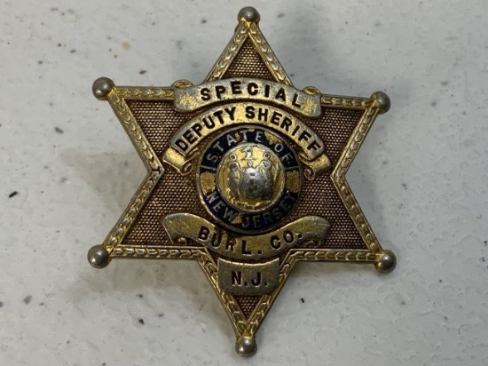 VINTAGE OBSOLETE SPECIAL DEPUTY SHERIFF BADGE