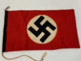 RARE NAZI GERMANY EARLY SS CAR PENNANT FLAG