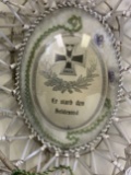 IMPERIAL GERMANY WWI MEMORIAL WREATH FOR A KILLED IN ACTION SOLDIER