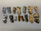 USSR  1980 MOSCOW OLYMPIC GAMES BEAR COLLECTION OF BADGES AND PINS