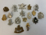 UK BRITISH COMMONWEALTH LARGE LOT OF MILITARY BADGES