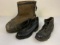 WWII GERMAN MILITARY BOOTS 3 SINGLES 3 TYPES