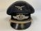 WWII GERMAN LUFTWAFFE OFFICERS VISOR CAP