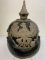 IMPERIAL GERMANY WWI PRUSSIAN ENLISTED PICKELHAUBE SPIKE HELMET WARTIME GRAY FINISHED FITTINGS