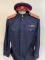 WWII USSR M43 POLICE OFFICERS UNIFORM SHIRT AND VISOR HAT
