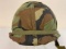 US M1 STEEL HELMET WITH LINER AND COVER
