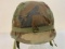 US M1 STEEL HELMET WITH LINER AND COVER