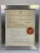 RARE ORIGINAL ADOLF HITLER FORMAL INVITATION FOR SUPPER CARD WITH TRASLATION AND OFFICIAL SEAL