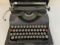 WWII GERMAN EMULSIONSWERK TYPEWRITER WITH SS RUNES KEY