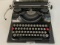 WWII GERMAN 1941 SS GROMA MODEL N TYPEWRITER WITH SS RUNES KEY