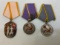USSR LOT OF SILVER MEDALS