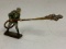 GERMAN NAZI PERIOD LINEOL TOY SOLDIER WITH FLAME THROWER