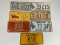 VINTAGE CANADIAN AND AMERICAN STATES LICENCE PLATES