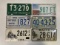 VINTAGE CANADIAN AND AMERICAN STATES LICENCE PLATES