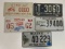 VINTAGE CANADIAN AND AMERICAN STATES LICENCE PLATES