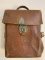 WWII GERMAN BROWN LEATHER MEDICAL SUPPLY BAG