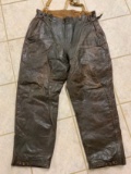 WWII GERMAN LUFTWAFFE PILOTS COLD WEATHER FLYING LEATHER PANTS