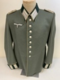 WWII GERMAN NAMED INFANTRY OFFICER DRESS WAFFENROCK UNIFORM TUNIC
