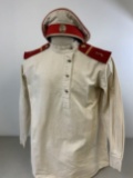 WWI IMPERIAL RUSSIAN SOLDIERS UNIFORM SHIRT AND CAP -3rd NARVA INFANTRY REGIMENT
