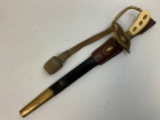 THIRD REICH GERMANY SENIOR HUNTING FORESTRY CUTLASS DAGGER