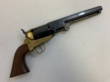 COLT 1851 NAVY PERCUSSION REVOLVER BY F. LLIPIETTA ITALIAN REPRODUCTION WITH HOLSTER
