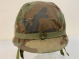 US M1 STEEL HELMET WITH LINER AND COVER