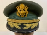 USA ARMY HIGH RANKING OFFICER VISOR CAP