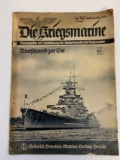 GERMANY THIRD REICH 1939 DIE KRIEGSMARINE PUBLICATION MAGAZINE