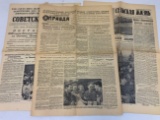 USSR 1960'S LOT OF NEWASPAPERS
