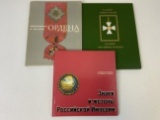 LOT OF 3 RUSSIAN ORDERS MEDALS RELATED BOOKS