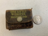 ANTIQUE MINIATURE BOOK THE LITTLE WEBSTER 18000 WORDS