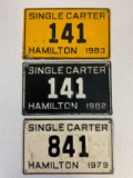 VINTAGE CANADIAN MOTORCYCLE LICENCE PLATES