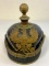 IMPERIAL GERMANY PRUSSIAN ARTILLERY RESERVE OFFICER LEATHER HELMET