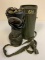 WWII GERMAN MILITARY GAS MASK AND FILTER WITH CANISTER