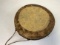 MONGOLIA BUDDHIST 8 SYMBOLS DECORATED DRUM