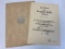 WWII GERMAN SS OFFICER LONG SERVICE AWARD DOCUMENT WITH FOLDER
