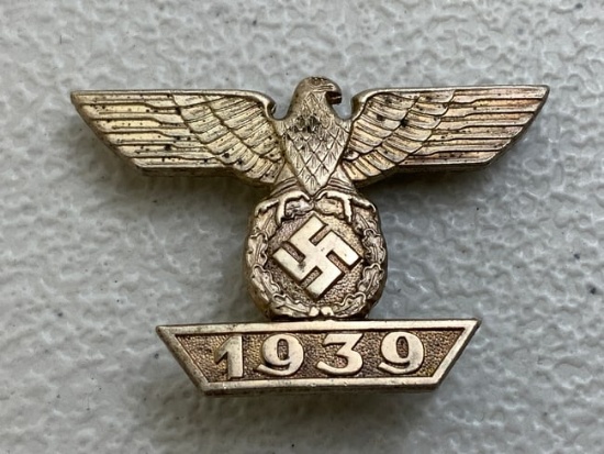 WWII GERMAN SPANGE CLASP TO THE 1939 IRON CROSS 1ST CLASS