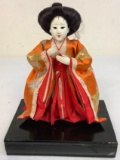 JAPAN TRADITIONAL JAPANESE DOLL WITH STAND