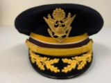 USA ARMY HIGH RANKING OFFICER DRESS VISOR CAP BY BANCROFT