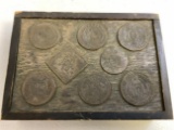ANTIQUE COINS TOP DECORATED BOX