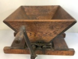 WINE MAKING ANTIQUE EAGLE GRAPE CRUSHER