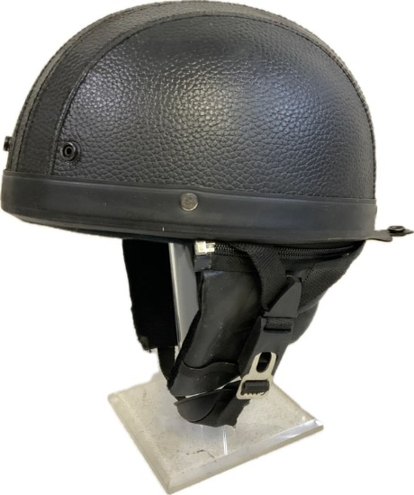 Vintage Pudding Basin Racer Style Motorcycle Helmet