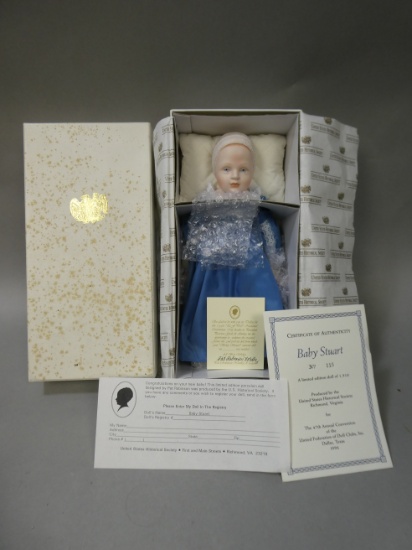 1996 UFDC  Baby Stuart Ltd Ed Porcelain Doll by Pat Robinson
