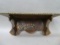 1915 Citizen's Bank Alcoma WI Oak Wood Display Shelf