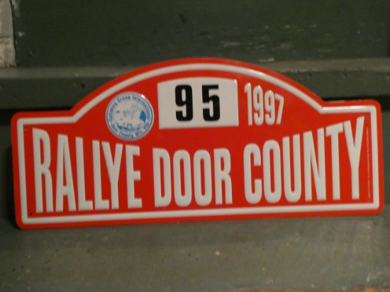 1997 Mercedes Gullwing 300 Door County Rallye Front Bumper Plate