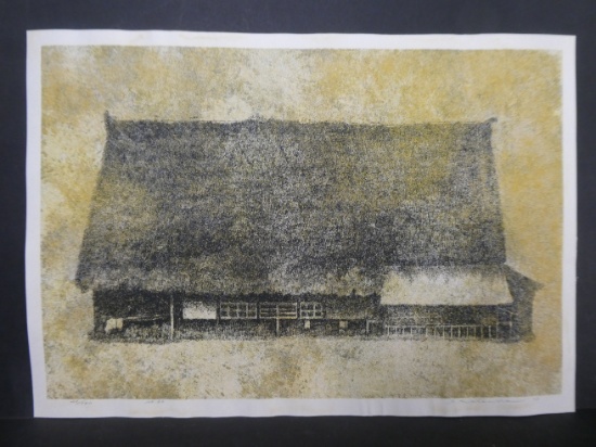 1974 Yukio Katsuda Japanese Woodblock Print No 66