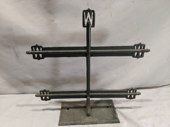 Antique Warren's Steel Store Hanging Display Fixture