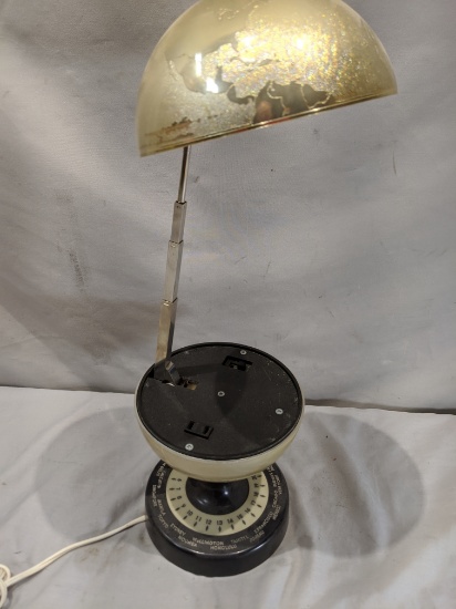 Universal Lamp Co Model U-6990 World Globe Desk Light