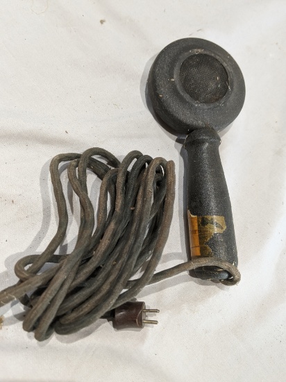 1920's Hand Held Double Button Carbon Mic RCA?